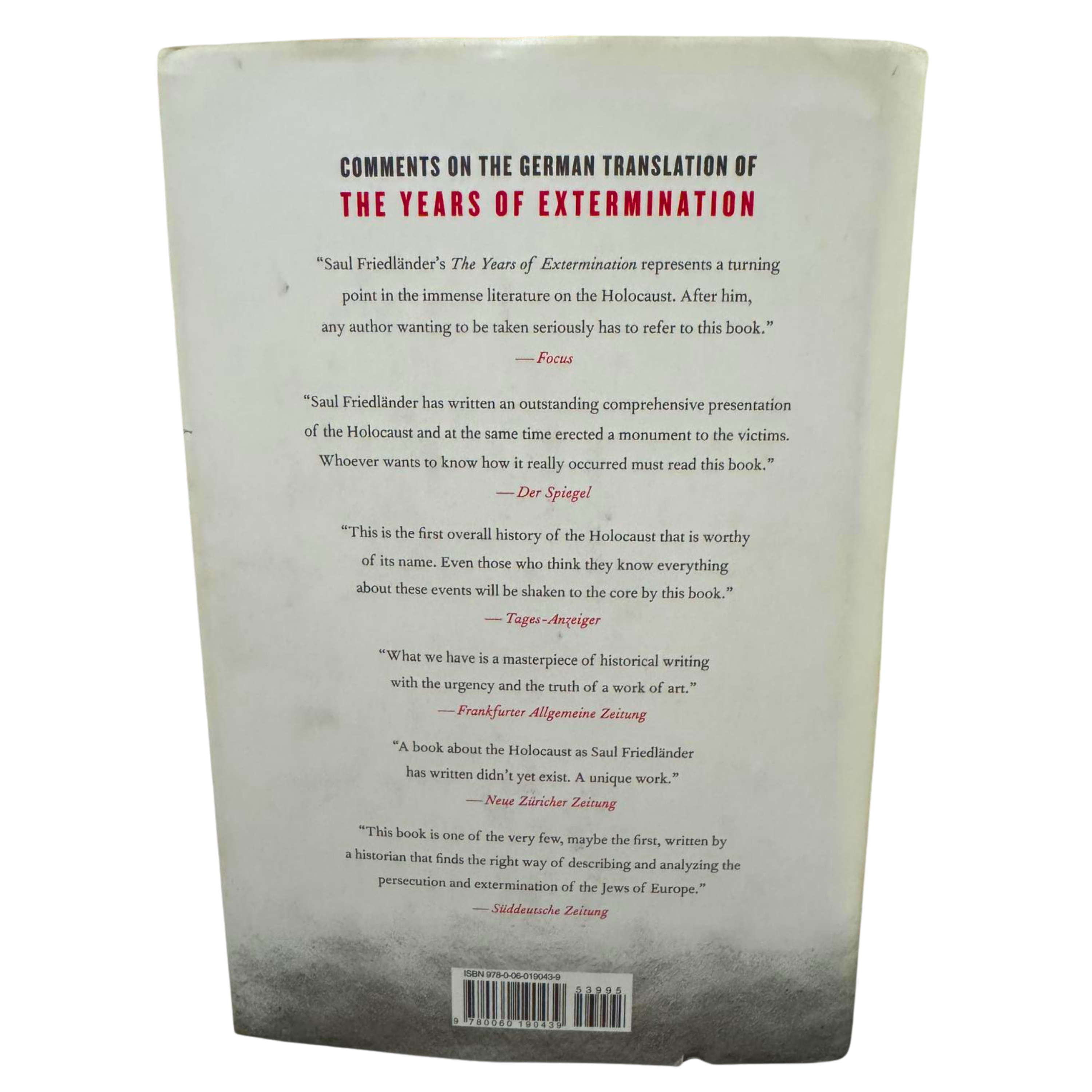 The Years of Extermination: Nazi Germany and the Jews (1939–1945)